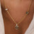 Layered Cushion Necklace - Gold - 34122TY/50