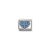 Composable Classic CZ Blue Heart Link - Silver - 330322/28