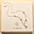 Layered Cushion Necklace - Rose Gold - 34122GR/50