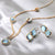 Layered Cushion Necklace - Gold - 34122TY/50