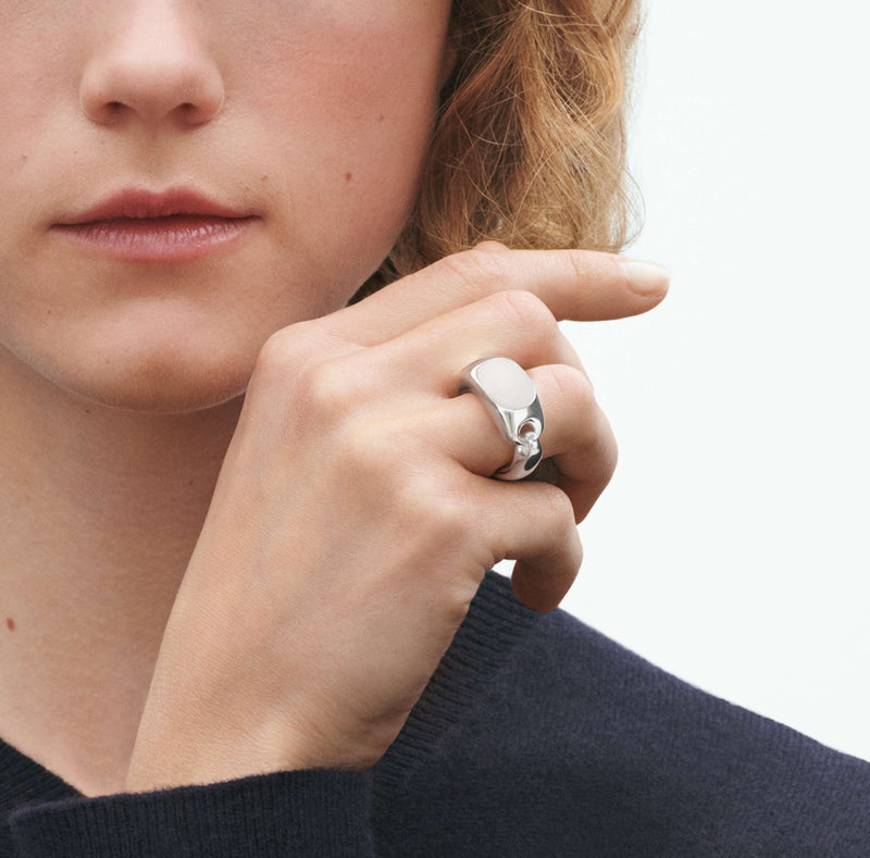 Reflect Signet Ring - Silver - 20001638