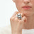Moonlight Grapes Ring, Large - Silver -  20000334