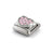 Composable Classic CZ Pink Heart Link - Silver - 330322/25