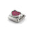 Composable Classic CZ Red Heart Link - Silver - 330322/26