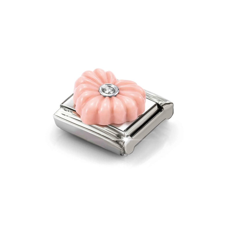 Composable Classic Pink Heart Link - Silver - 330512/27