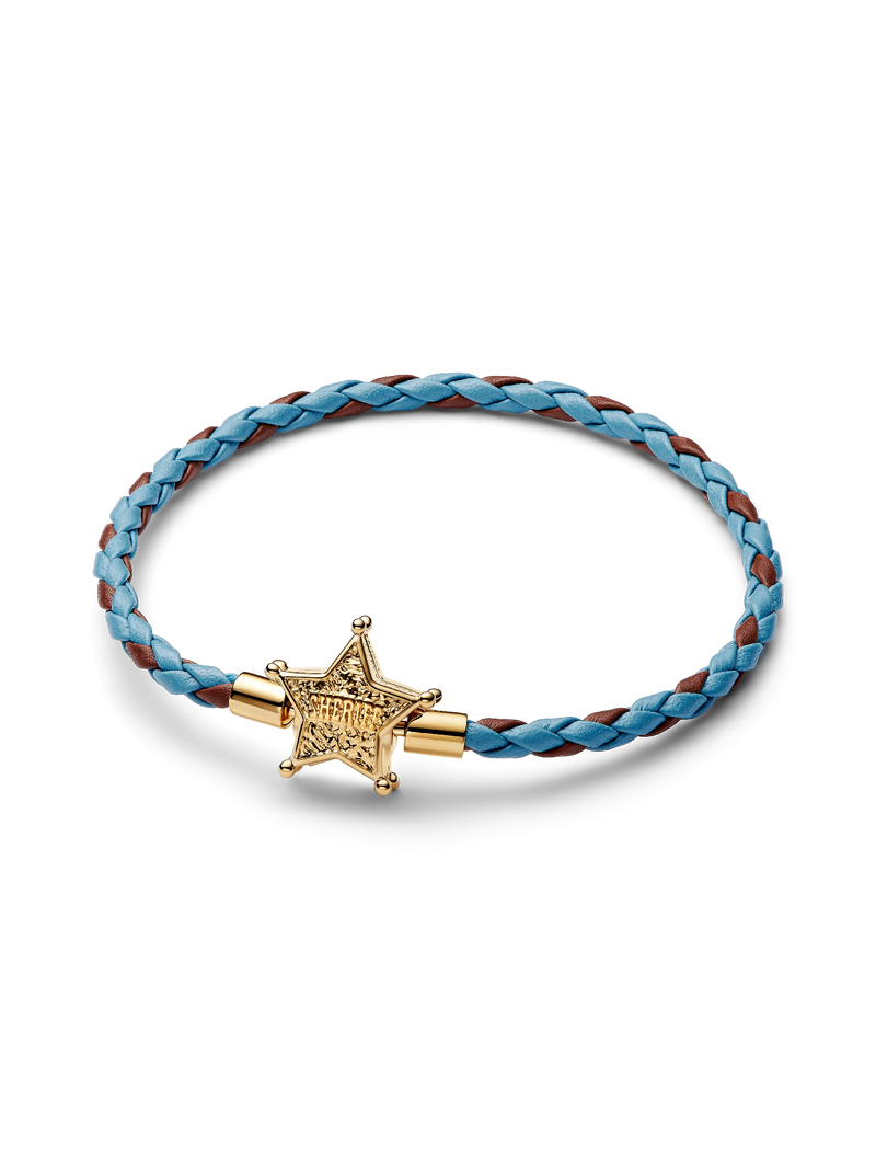 Disney Toy Story Bracelet - 14ct Gold Plating/Leather