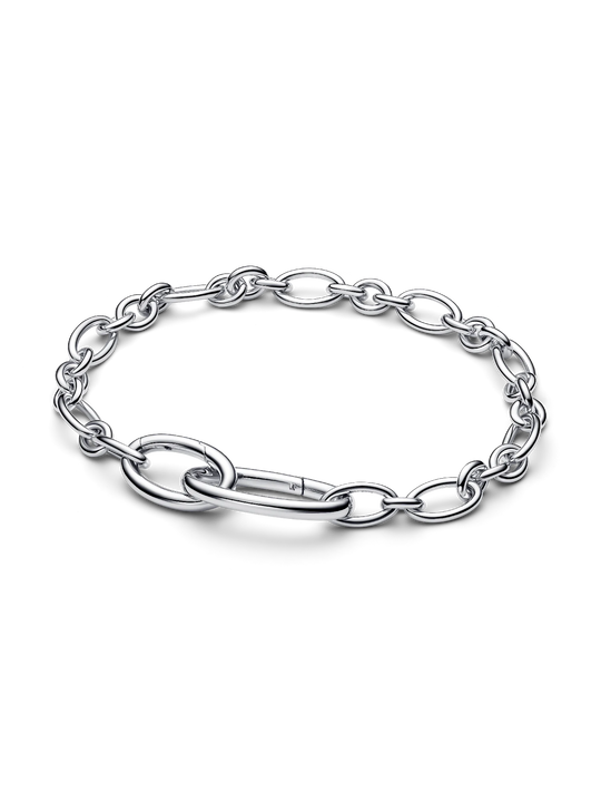 Oval Link Bracelet - Sterling Silver