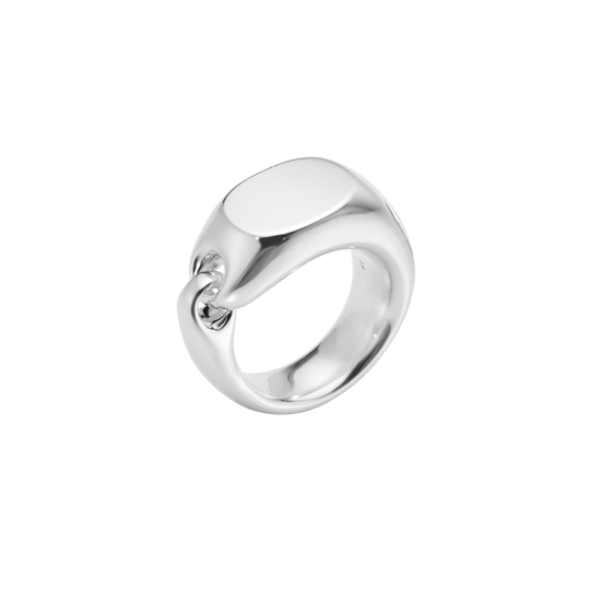 Reflect Signet Ring - Silver - 20001638