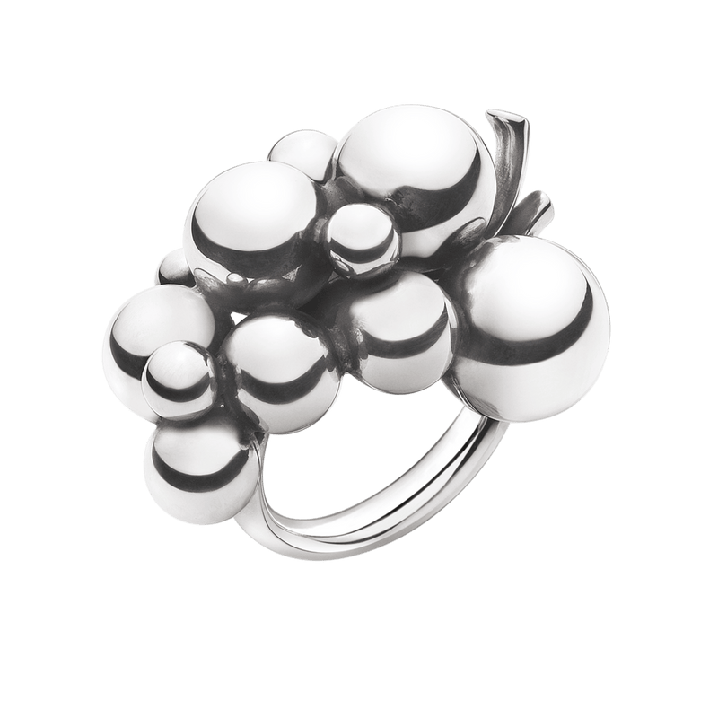 Moonlight Grapes Ring, Large - Silver -  20000334