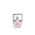 Composable Classic Pink Flower Pendant Link - Silver - 331805/23