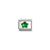 Composable Classic Green CZ Flower Link - Gold - 030615/004