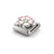 Composable Classic Pink Fade Flower Link - Silver - 330321/17