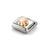 Composable Classic Pink Coral Flower Link - Gold - 030522/10