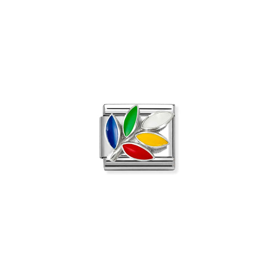 Composable Classic Rainbow Olive Branch Link - 330204/41