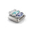 Composable Classic Trilogy White/Blue CZ Link - Silver - 330329/19