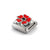 Composable Classic Red Poppy Link - Silver - 330321/19