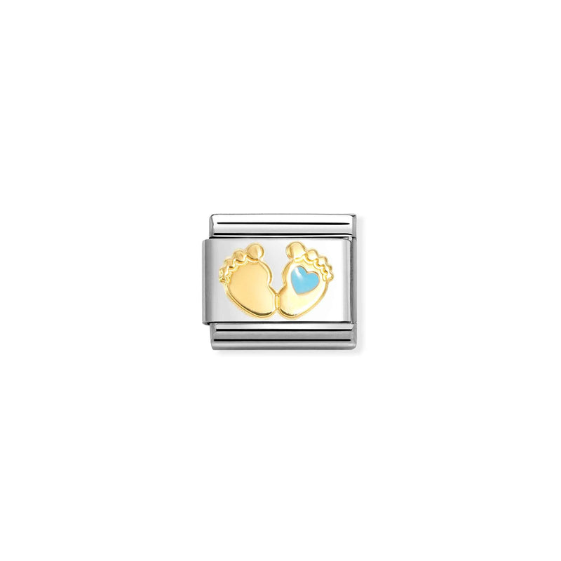 Composable Classic Baby Feet - Gold/Blue - 030272/86