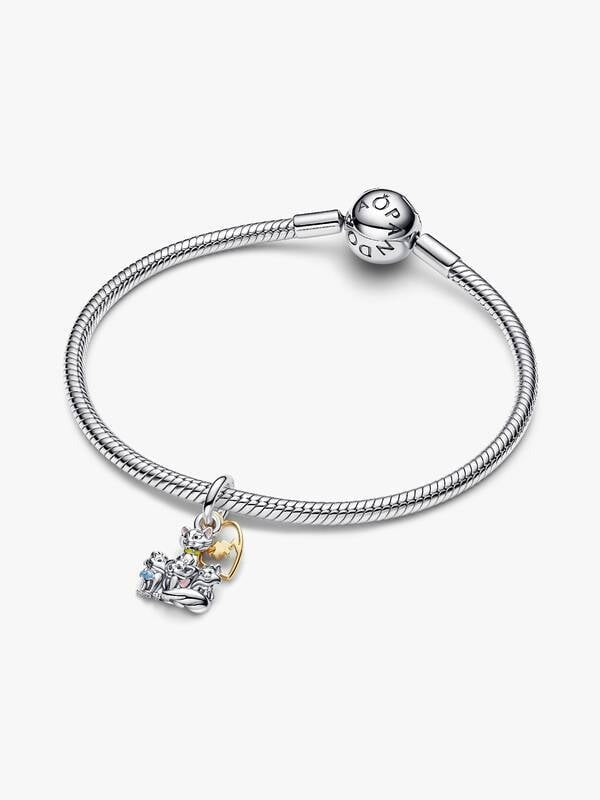 Disney Aristocats Double Dangle Charm - 14ct Gold Plating - 764465C01