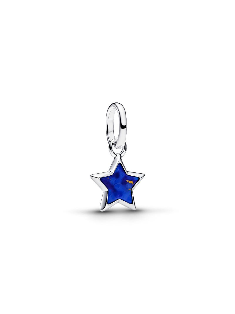 Star Mini Dangle Charm - Sterling Silver