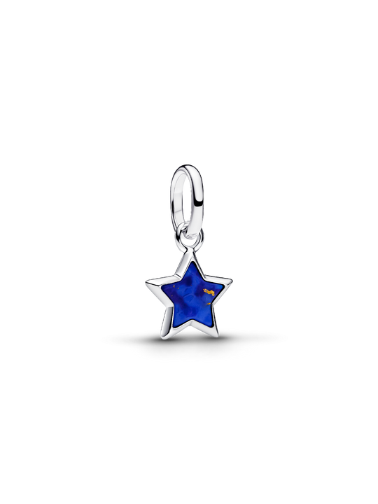 Star Mini Dangle Charm - Sterling Silver