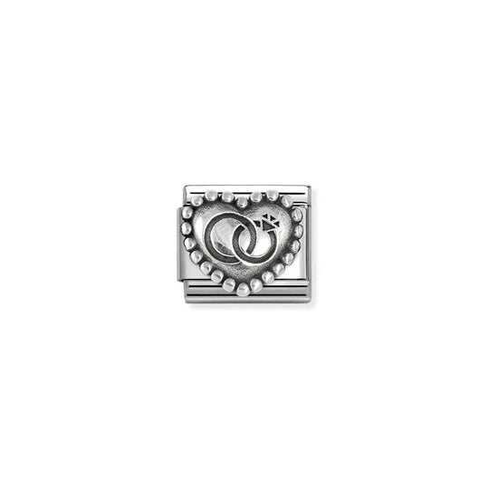 Composable Classic Silver Infinity Heart Link - 330101/90