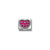 Composable Red dot heart link - 330327/08