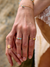 Tranquility Amazonite T-Bar Adjustable Ring - Gold - RSR02GP