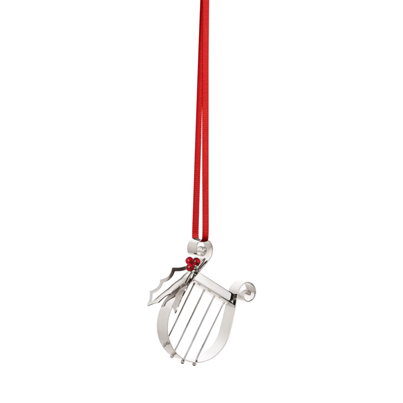 Christmas Collectable 2026 Holiday Ornament, Harp - Silver - 10021051