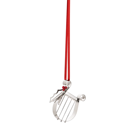 Christmas Collectable 2026 Holiday Ornament, Harp - Silver - 10021051