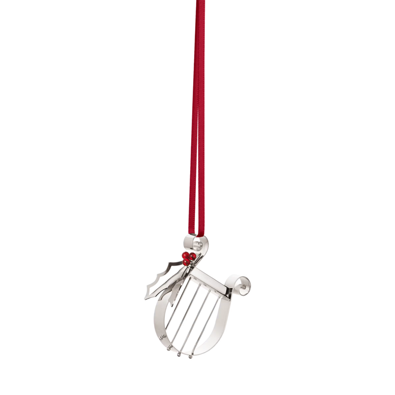 Christmas Collectable 2026 Holiday Ornament, Harp - Silver - 10021051