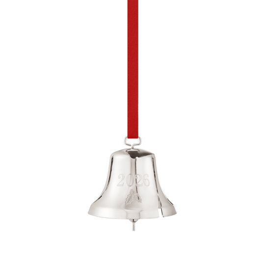 Christmas Collectable 2026 Bell Ornament - Silver - 10021067