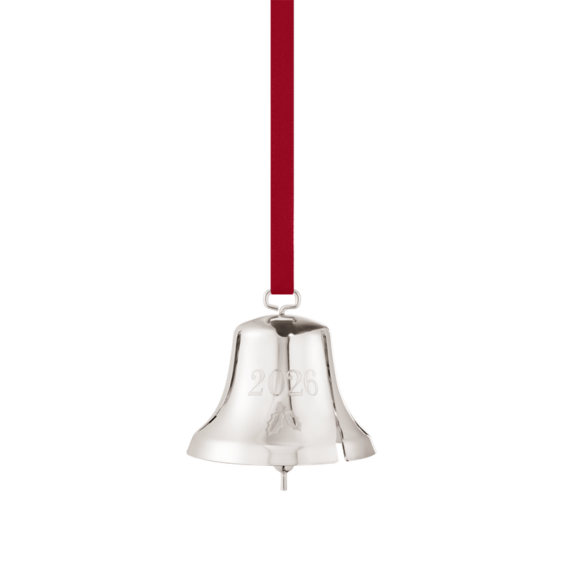 Christmas Collectable 2026 Bell Ornament - Silver - 10021067