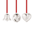 Christmas Collectable 3pcs Ornament Set, 2026 - Silver - 10021071