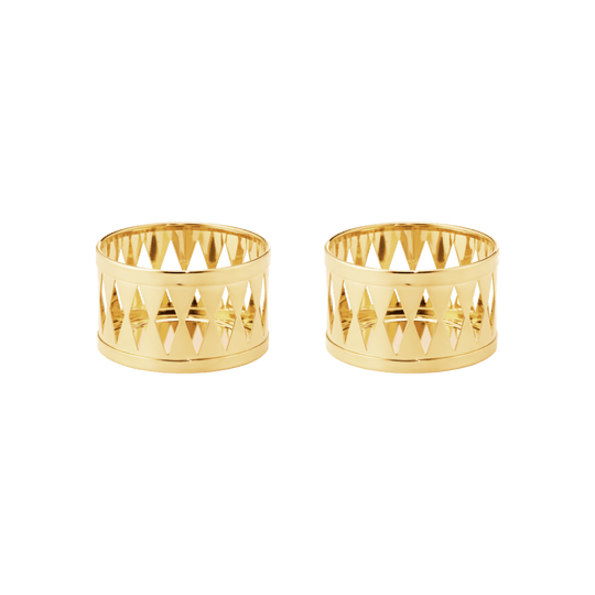 2026 Tealight Candleholders, 2pcs - Gold - 10021074