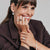 Smokey Brown Zirconia Cushion Ring - Gold/Silver - 12398SQ