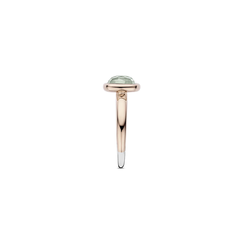 Zirconia Cushion Ring - Rose Gold - 12415GR