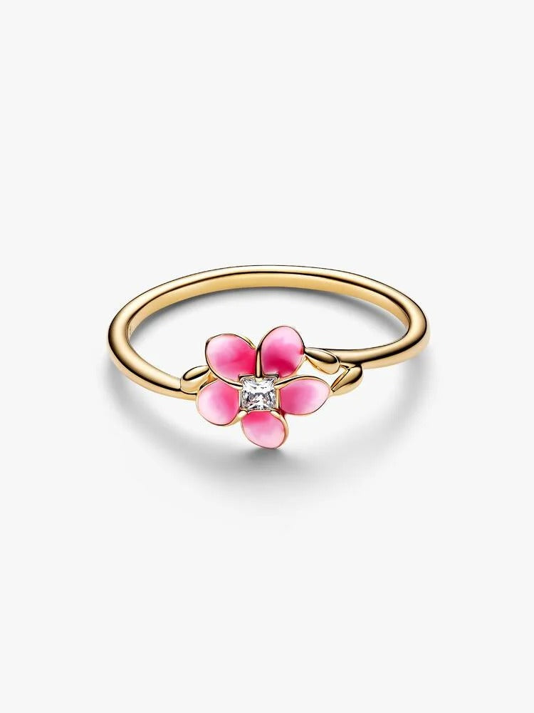Disney Moana Flower Ring - 14ct Gold Plating