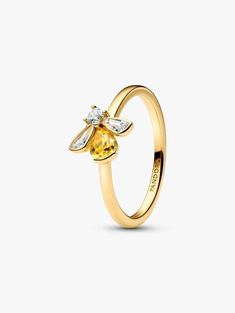 Honey Bee Ring - 14ct Gold Plated - 164562C01