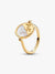Pegasus Reversible Medallion Ring - 14ct Gold Plating