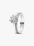 Sparkling Lucky Clover Splittable Ring - Sterling Silver - 194507C01