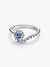 Disney Moana Ocean Wave Ring - Sterling Silver