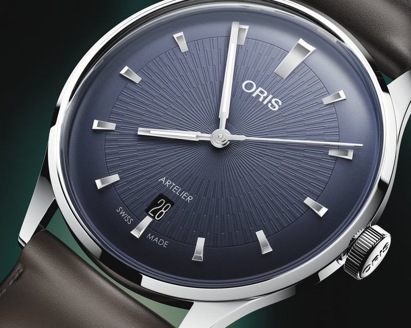 Artelier Date Watch, Blue