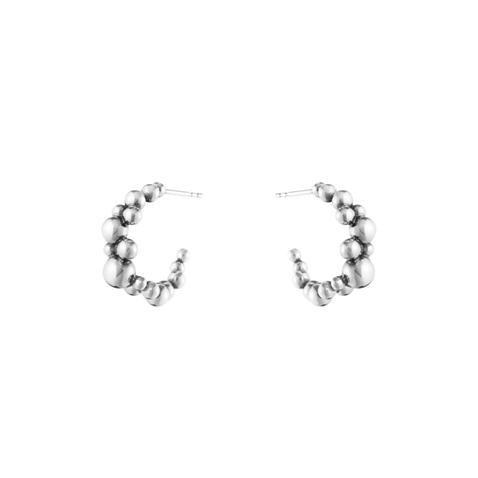 Moonlight Grapes Earhoops - Silver - 20001409