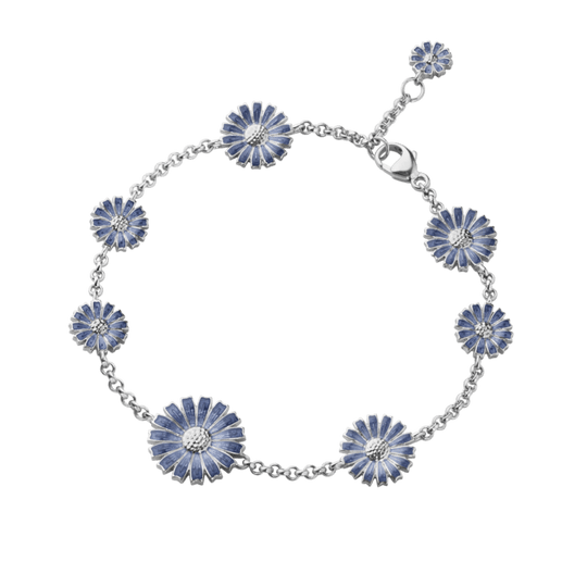 Daisy Bracelet - Silver/Blue - 20001769