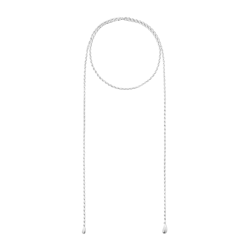 Reflect Lariat Necklace - Silver - 20001947