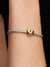 Heart Clasp Snake Chain Bracelet - Sterling Silver, 14ct Gold Plating