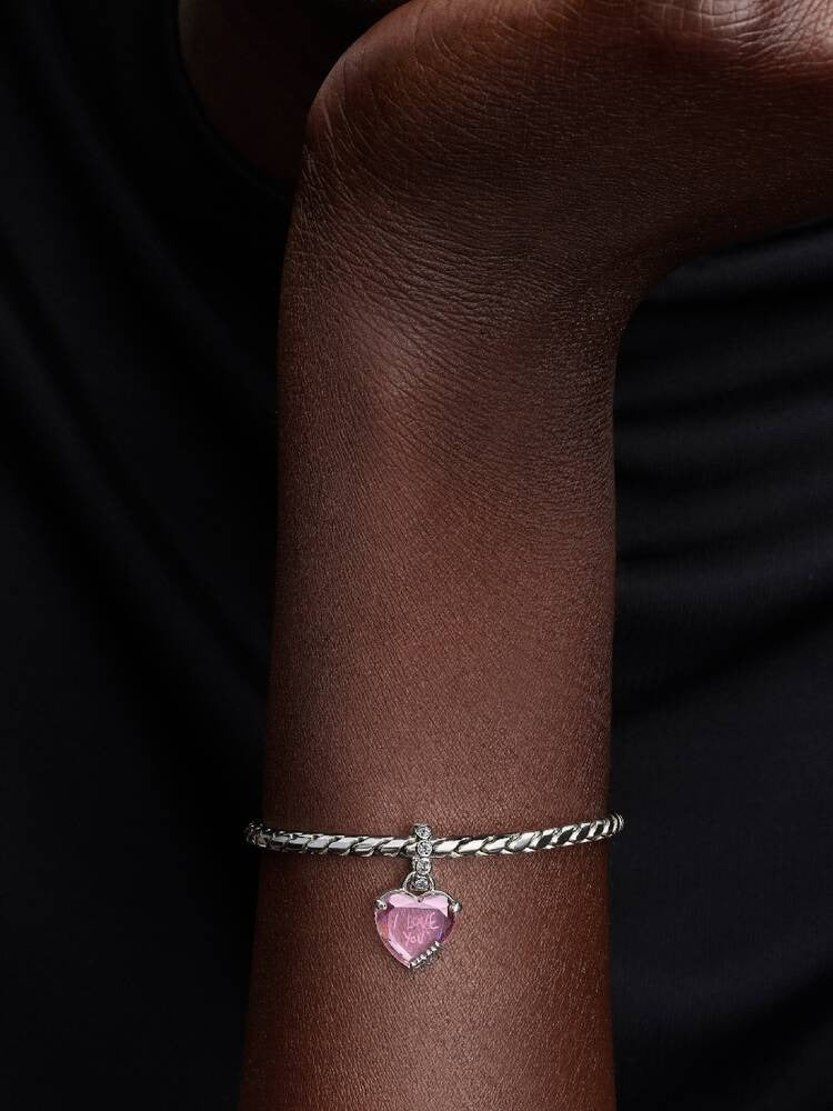 I Love You Mum Dangle Charm - Sterling Silver - 794464C01