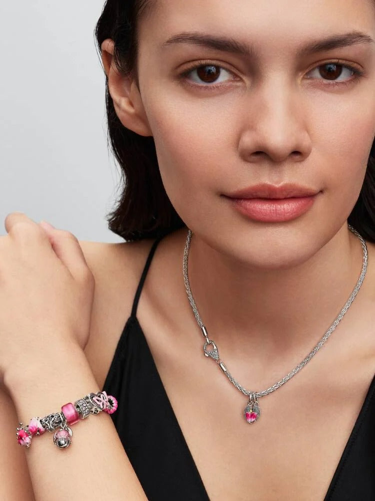Entwined Heart & Butterfly Charm - Sterling Silver - 794475C01