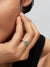 Elevated Heart Ring, Mint Green - Sterling Silver - 198421C08