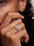 Sparkling Lucky Clover Splittable Ring - Sterling Silver - 194507C01
